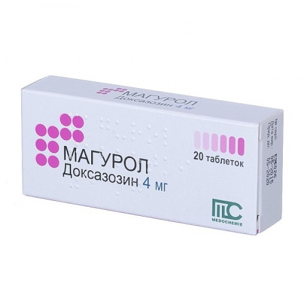 Магурол таблетки по 4 мг №20 (10х2)