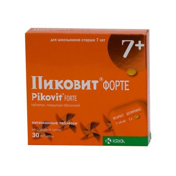 Піковіт форте таблетки, в/о №30 (15х2)