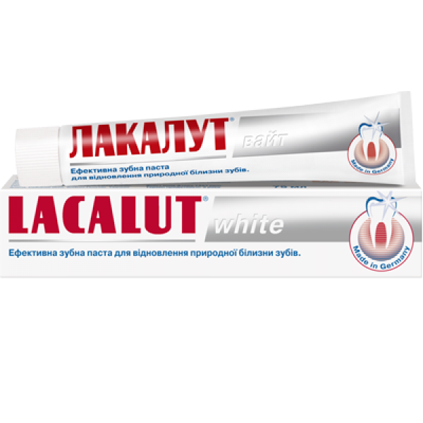 Зубна паста Lacalut White, 50 мл