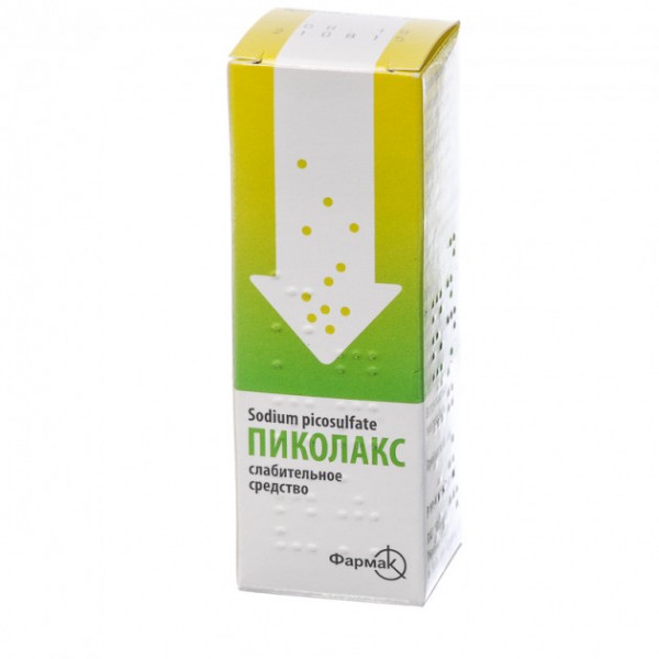 Піколакс краплі ор. 0.75 % по 15 мл у флак.