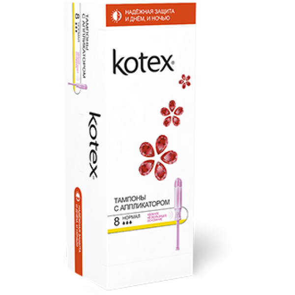 KOTEX tampo Lux нормал (з аплікатором) N8