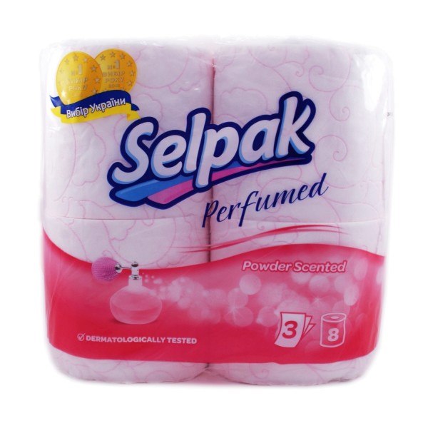 Selpak Туалетний папір ароматизований   8 шт.