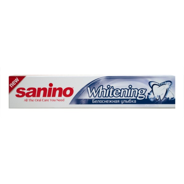 Зубна паста Sanino Білосніжна посмішка 100 мл