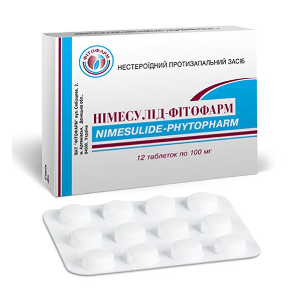 Німесулід-Фітофарм таблетки по 100 мг №12