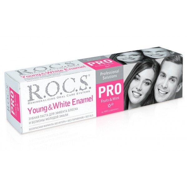 Зубна паста R.O.C.S. Pro Young and White Enamel, 135 г