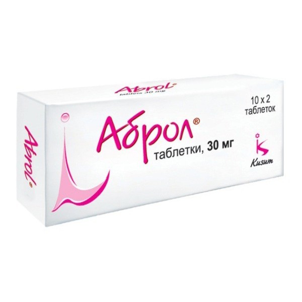АБРОЛ табл 30 мг N20
