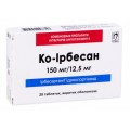 Ко-ірбесан таблетки, в/о по 150 мг/12.5 мг №28 (14х2)