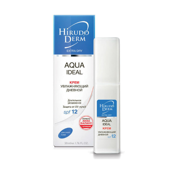 HIRUDO DERM Extra-Dry Aqua Ideal увлажняющий дневной крем 50мл