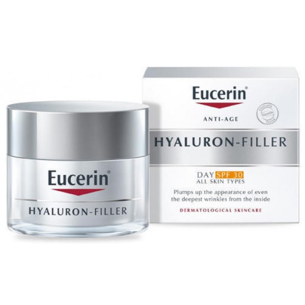 Крем денний Eucerin Hyaluron-Filler проти зморшок для сухої і чутливої шкіри, SPF15, 50 мл