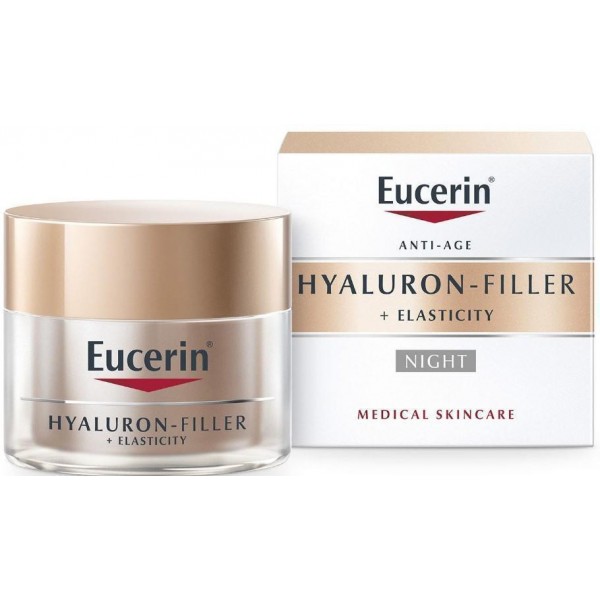 Крем нічний Eucerin Hyaluron-Filler+Elasticity для біоревіталізації та підвищення пружності шкіри, 5