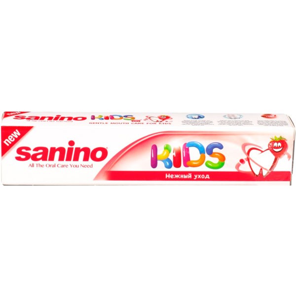 Зубна паста Sanino Дбайлива турбота для дитячих зубів 50 мл