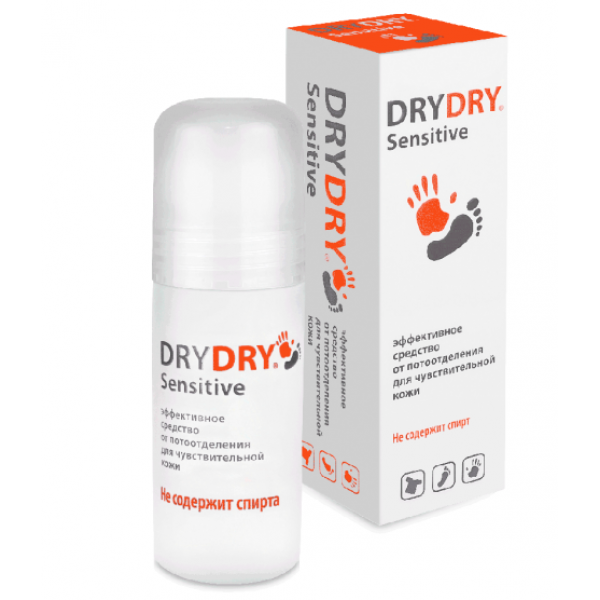 Дезодорант Dry Dry Sensitive для чутливої шкіри, 50 мл