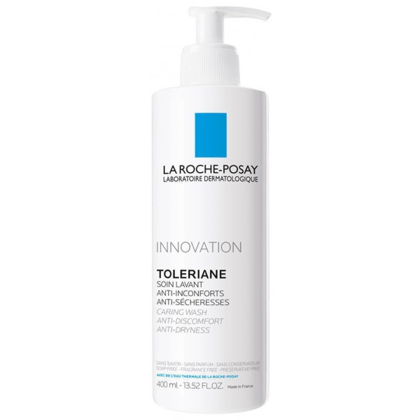 Крем-гель La Roche-Posay Toleriane очищуючий, для чутливої шкіри, зменшуючий відчуття сухості, 400 м