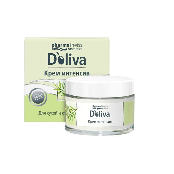 Крем Doliva інтенсив, активний догляд за сухою та чутливою шкірою, 50 мл