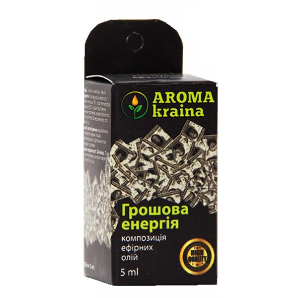 Композиція ефірних олій Aroma kraina Грошова енергія, 5 мл