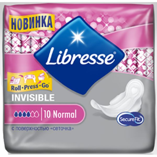 Прокладки гігієнічні Libresse Ultra Normal Soft, 10 шт