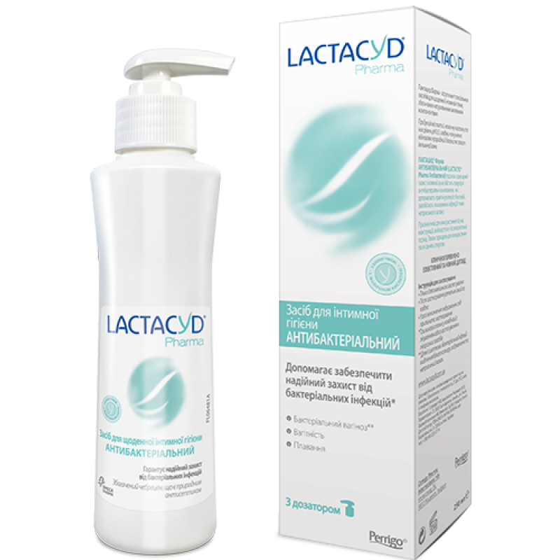 ЛАКТАЦИД Антибактериальное средство д/интим. гигиены 250мл с дозат.