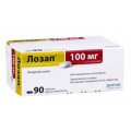 Лозап таблетки, в/о по 100 мг №90 (10х9)
