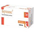 Вертинекс таблетки по 5 мг №100 (10х10)