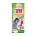 Сік фруктовий Чудо-Чадо яблучний неосвітлений стерилізований, 200 мл