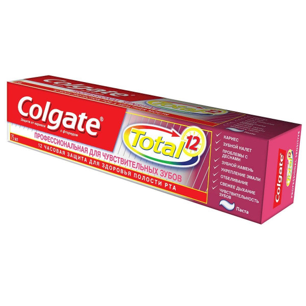 COLGATE Total 12 Професійна  Зубная паста для Чутливиз зубів 75мл