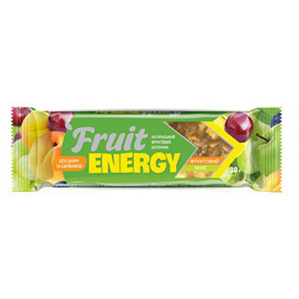 Батончик фруктовый Fruit Energy Фруктовый микс