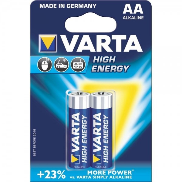 Батарейка VARTA HIGH Energy AA BLI 2