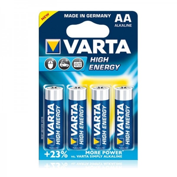 Батарейка VARTA HIGH Energy AA BLI 4