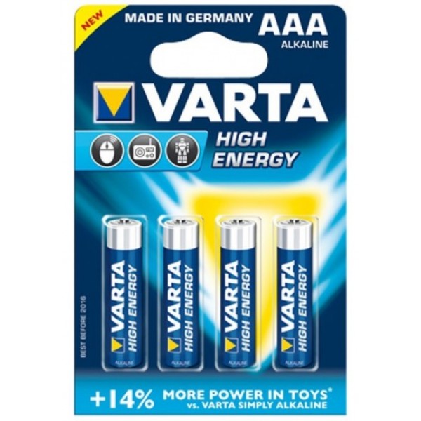 Батарейка VARTA HIGH Energy AAA BLI 4