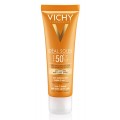 Крем Vichy Ideal Soleil сонцезахисний, проти пігментних плям 3в1, тонуючий ефект, SPF 50+, 50 мл