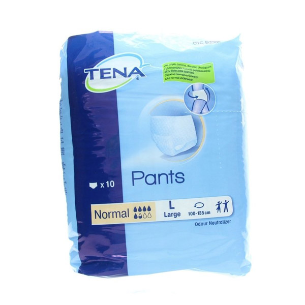 Підгузки-трусики для дорослих Tena Pants Normal Large, 10 штук