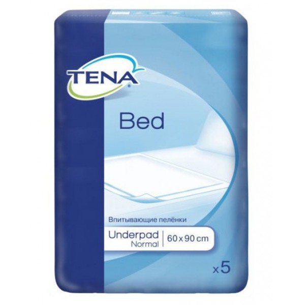 Пелюшки вбираючі Tena Bed Normal 60 см x 90 см, 5 штук