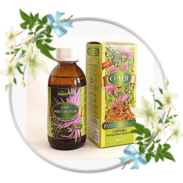 МАСЛО РАСТОРОПШИ ПИЩЕВОЕ ХОЛОДНОГО ОТЖИМА 200МЛ