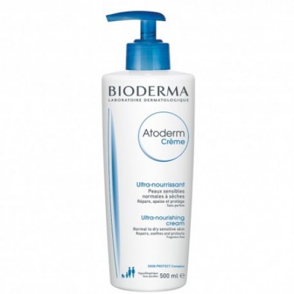 Крем Bioderma Atoderm для сухої атопічної шкіри, для обличчя та тіла. 500 мл