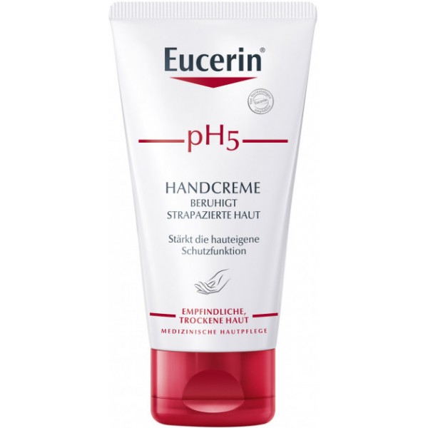 Крем для рук Eucerin pH5, для шкіри, схильної до алергічних реакцій, 75 мл