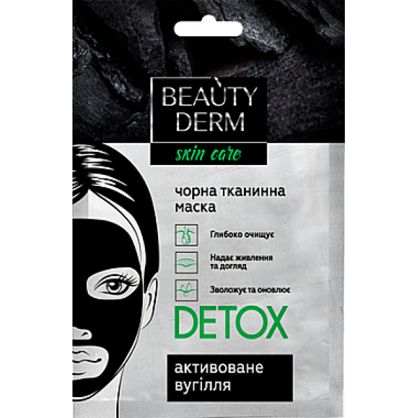 Тканинна маска для обличчя Beauty Derm Detox Face Mask