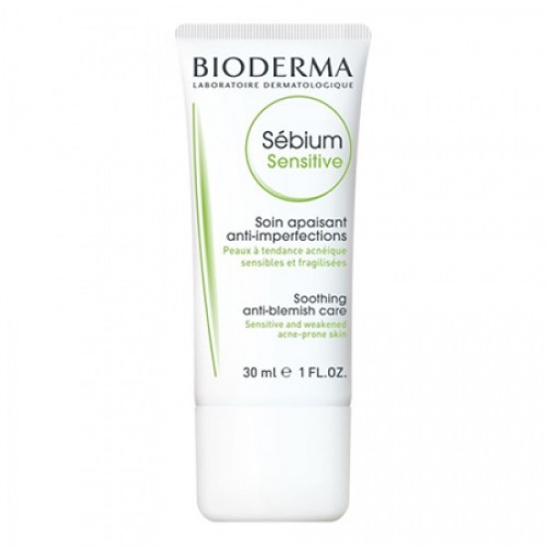Засіб для обличчя Bioderma Sebium Sensitive для жирної та комбінованої шкіри, 30 мл