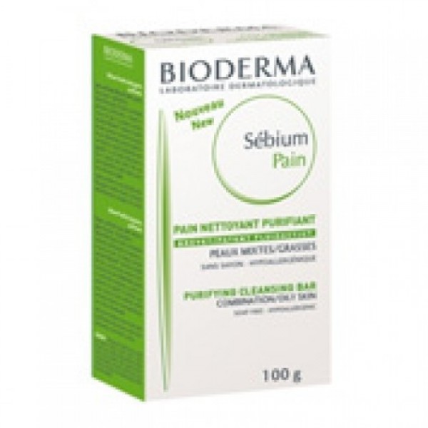 Мило тверде Bioderma Sebium очищуюче для проблемної та комбінованої шкіри, 100 г