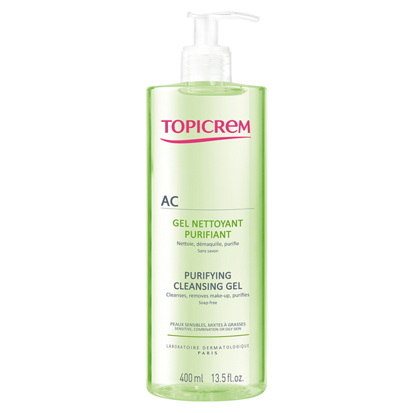 Гель Topicrem AC очищуючий себорегулюючий, 400 мл