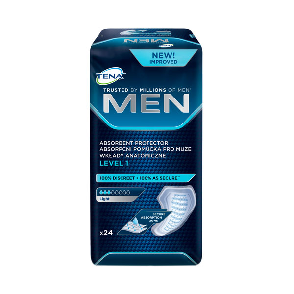 Прокладки урологічні  для чоловіків Tena Men (Level 1), 24 штуки