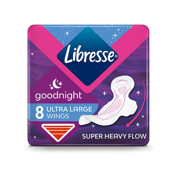 Прокладки гігієнічні Libresse Ultra Night Extra Soft, 8 шт
