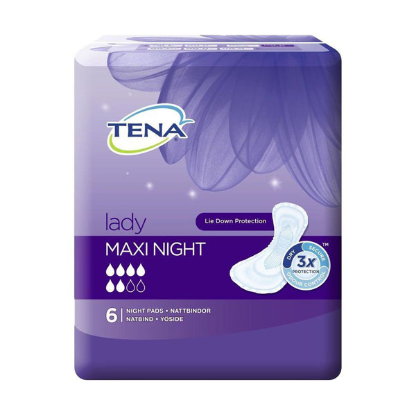 Прокладки урологічні Tena Lady Maxi Night, 6 штук