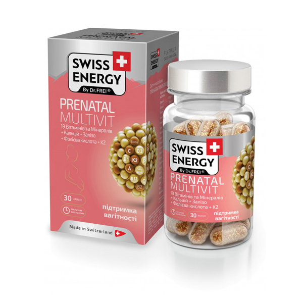 SWISS ENERGY витамины в капсулах Prental Multivit №30