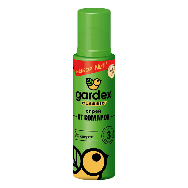 GARDEX CLASSIC Спрей от комаров 100мл