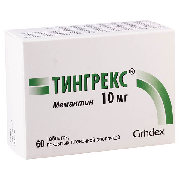 Тингрекс таблетки, в/плів. обол. по 10 мг №60 (10х6)
