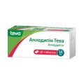 Амлодипін-Тева таблетки по 10 мг №30 (10х3)