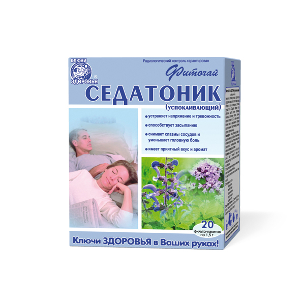 Фіточай №70 "Седатонік" (заспокійливий), 20 ф/п х 1,5 г