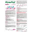 Тест струменевий HomeTest для визначення вагітності, 1 штука Тест струменевий HomeTest для визначення вагітності, 1 штука