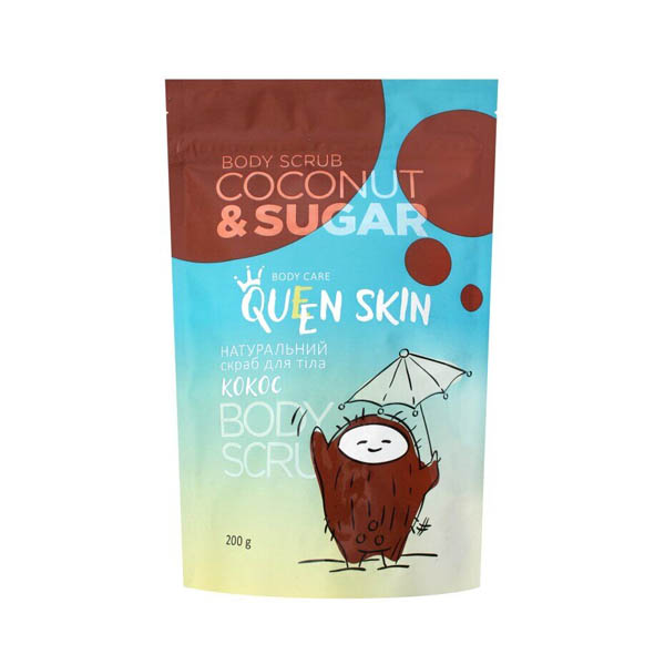 Queen Skin Скраб для тіла з кокосовою стружкою Coconut & Sugar Body Scrub 200г