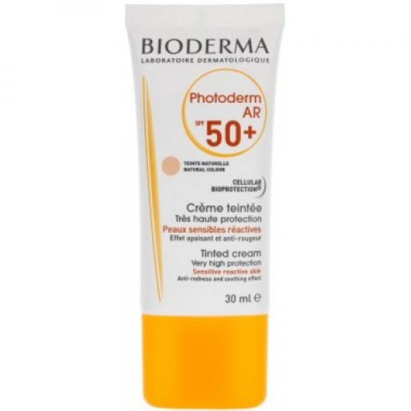 Крем сонцезахисний Bioderma Photoderm AR для обличчя з тональним ефектом, SPF 50+, 30 мл